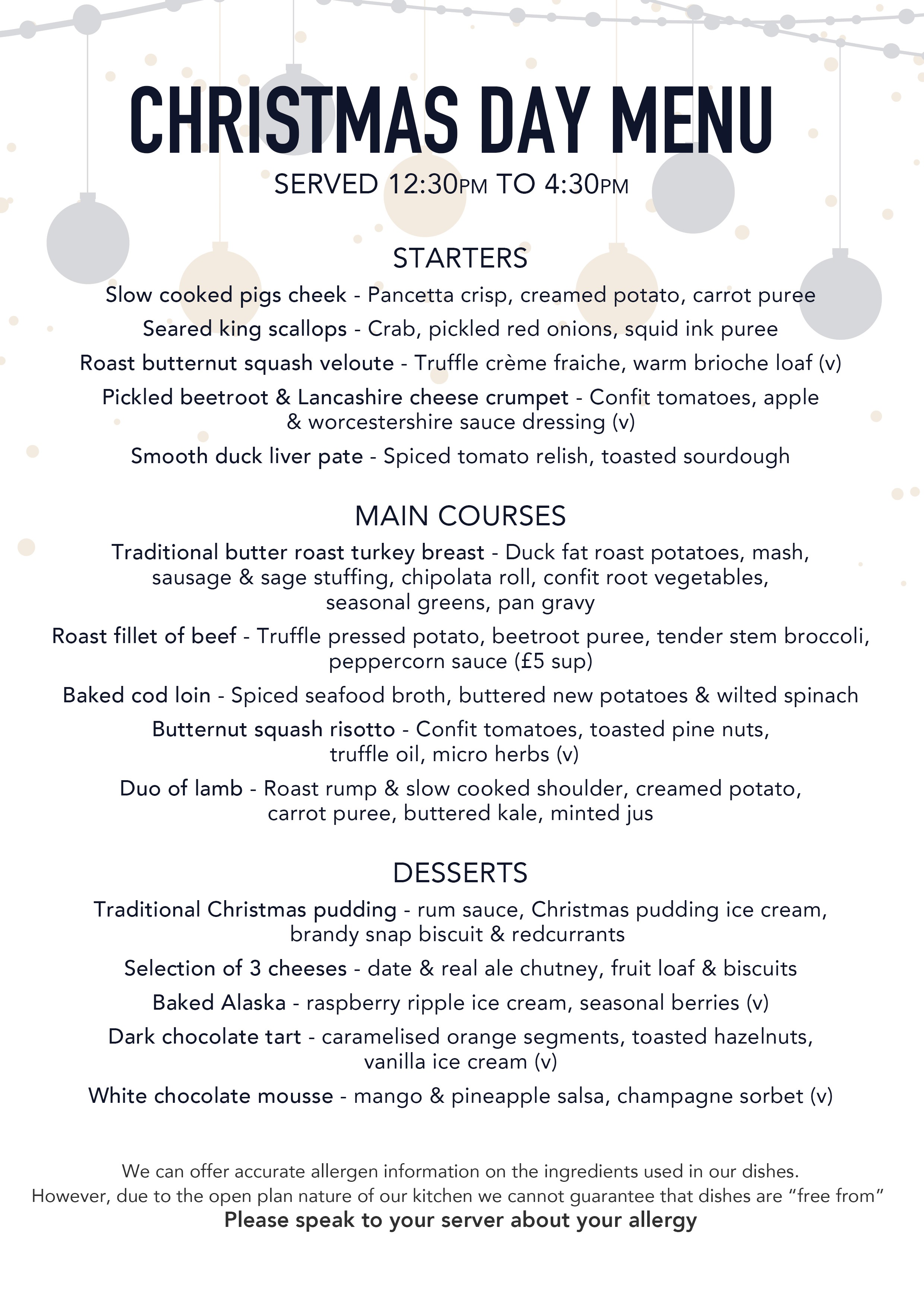 Christmas The Stanhill Pub & Kitchen, Oswaldtwistle
